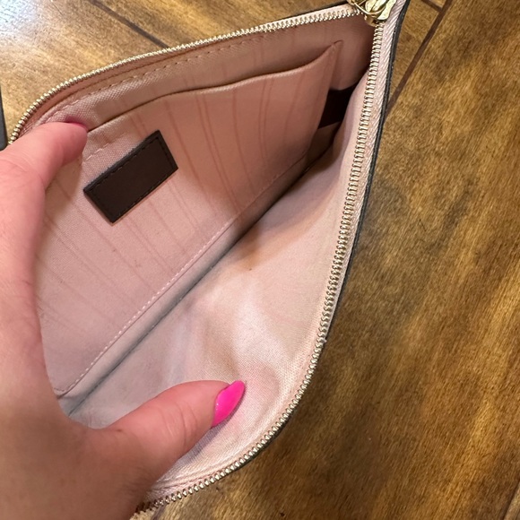 Louis Vuitton Damier Ebene Neverfull Pouchette Wallet - Picture 3 of 13